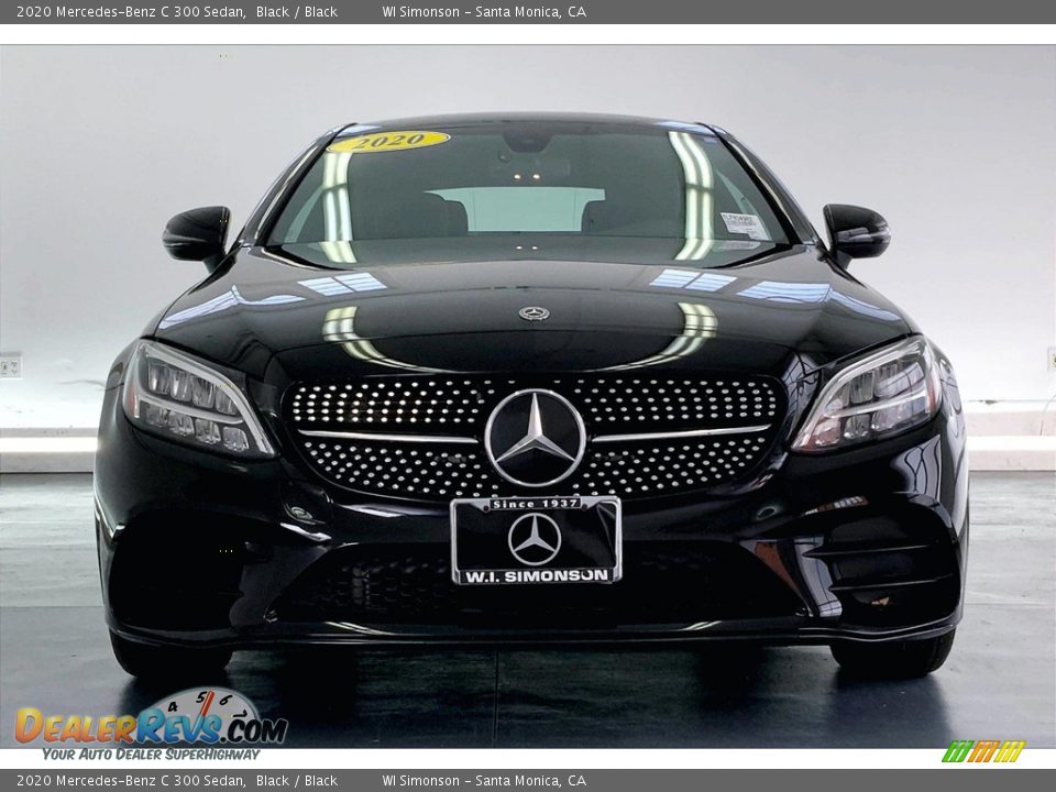 2020 Mercedes-Benz C 300 Sedan Black / Black Photo #2