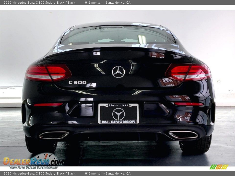 2020 Mercedes-Benz C 300 Sedan Black / Black Photo #3