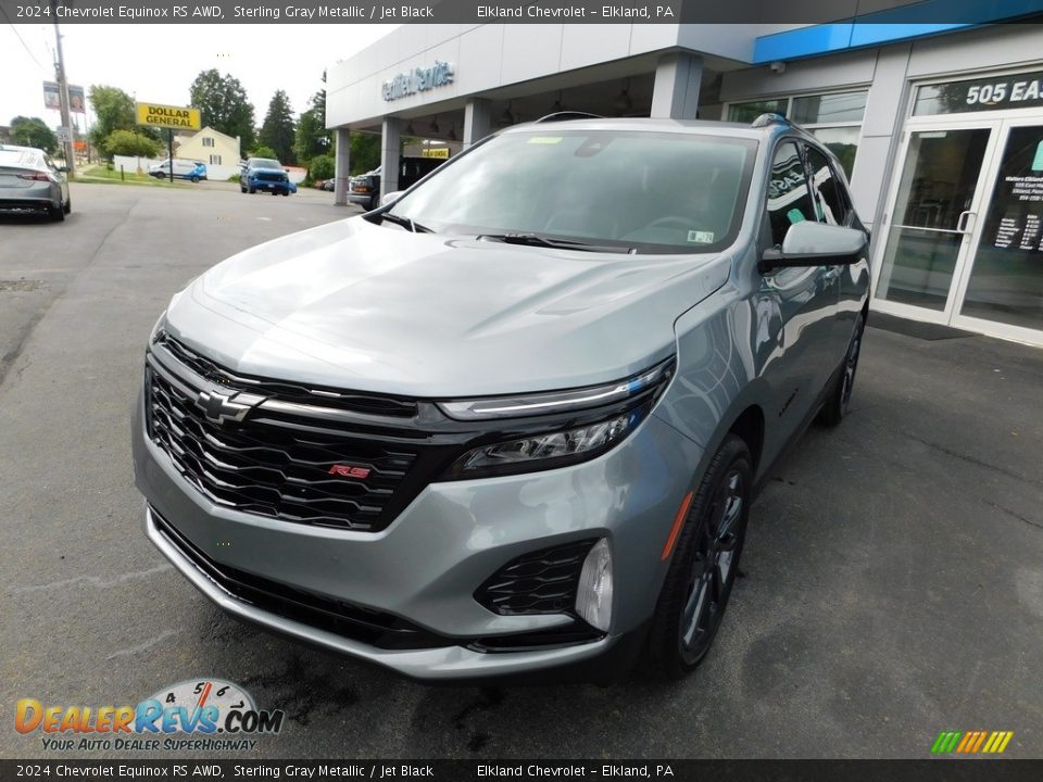 2024 Chevrolet Equinox RS AWD Sterling Gray Metallic / Jet Black Photo #3