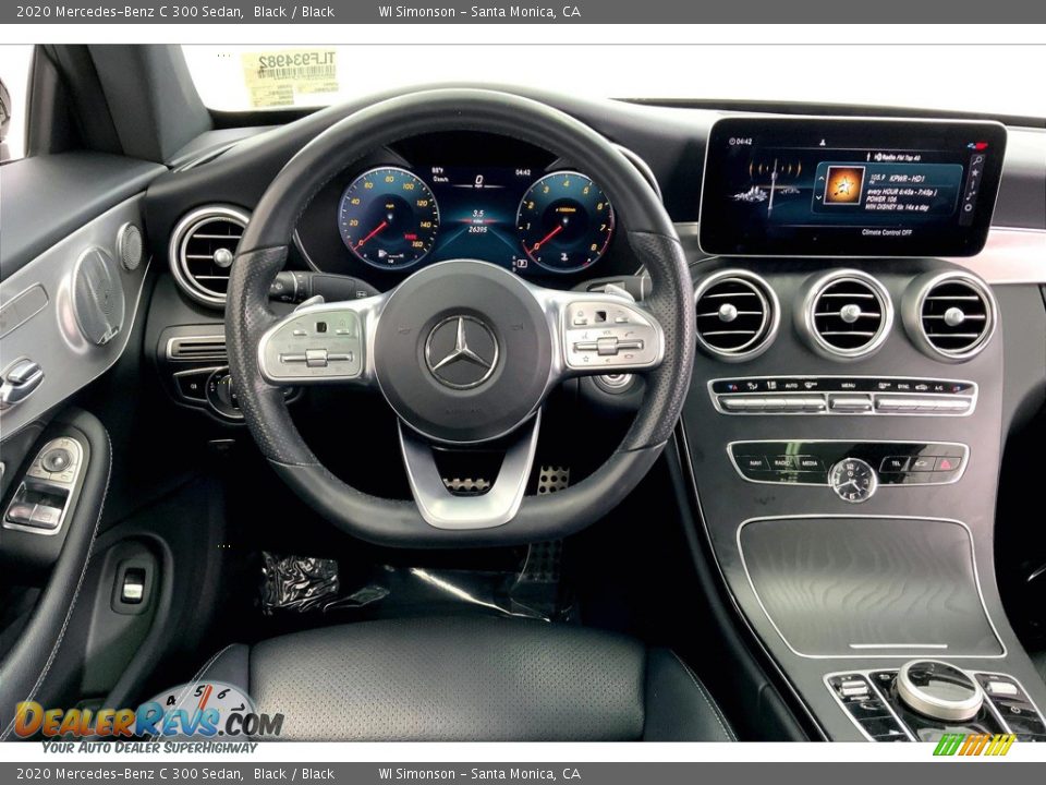 2020 Mercedes-Benz C 300 Sedan Black / Black Photo #4