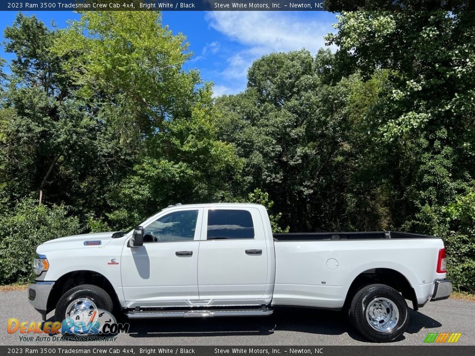 Bright White 2023 Ram 3500 Tradesman Crew Cab 4x4 Photo #1