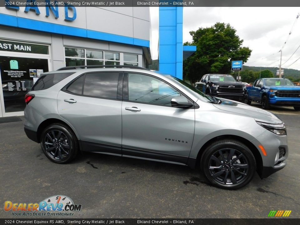 2024 Chevrolet Equinox RS AWD Sterling Gray Metallic / Jet Black Photo #7