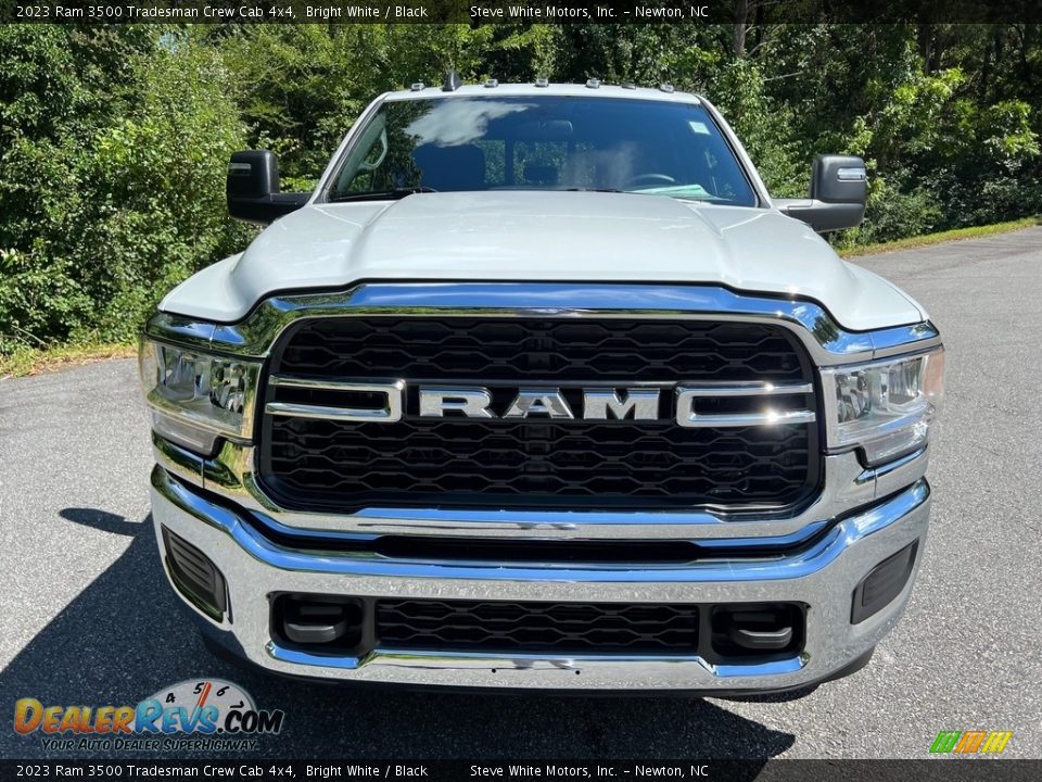 2023 Ram 3500 Tradesman Crew Cab 4x4 Bright White / Black Photo #3