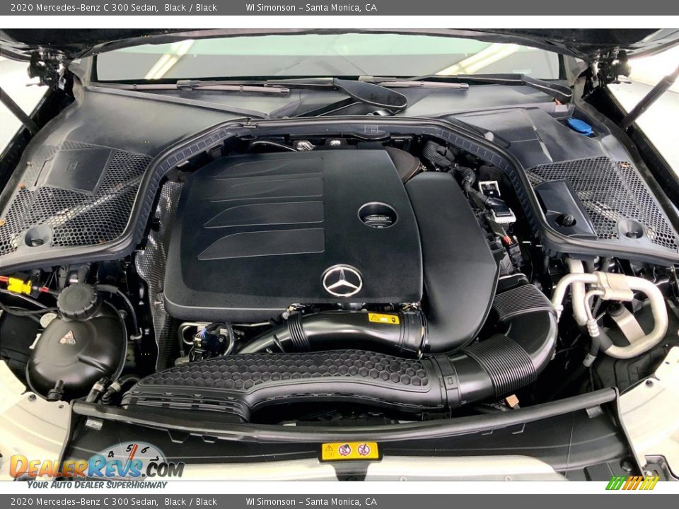 2020 Mercedes-Benz C 300 Sedan Black / Black Photo #9