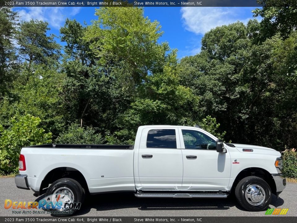 Bright White 2023 Ram 3500 Tradesman Crew Cab 4x4 Photo #5