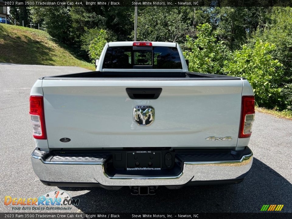 2023 Ram 3500 Tradesman Crew Cab 4x4 Bright White / Black Photo #7