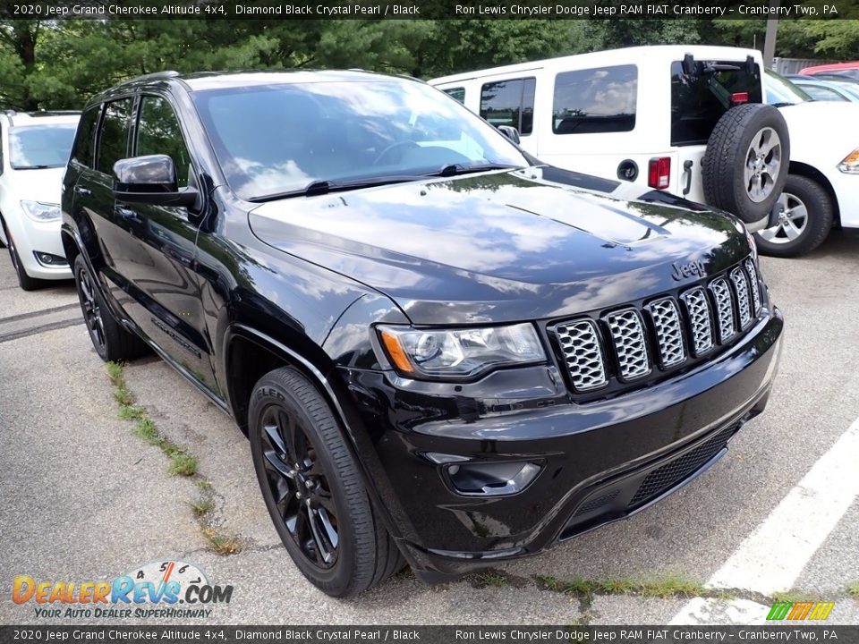 2020 Jeep Grand Cherokee Altitude 4x4 Diamond Black Crystal Pearl / Black Photo #2