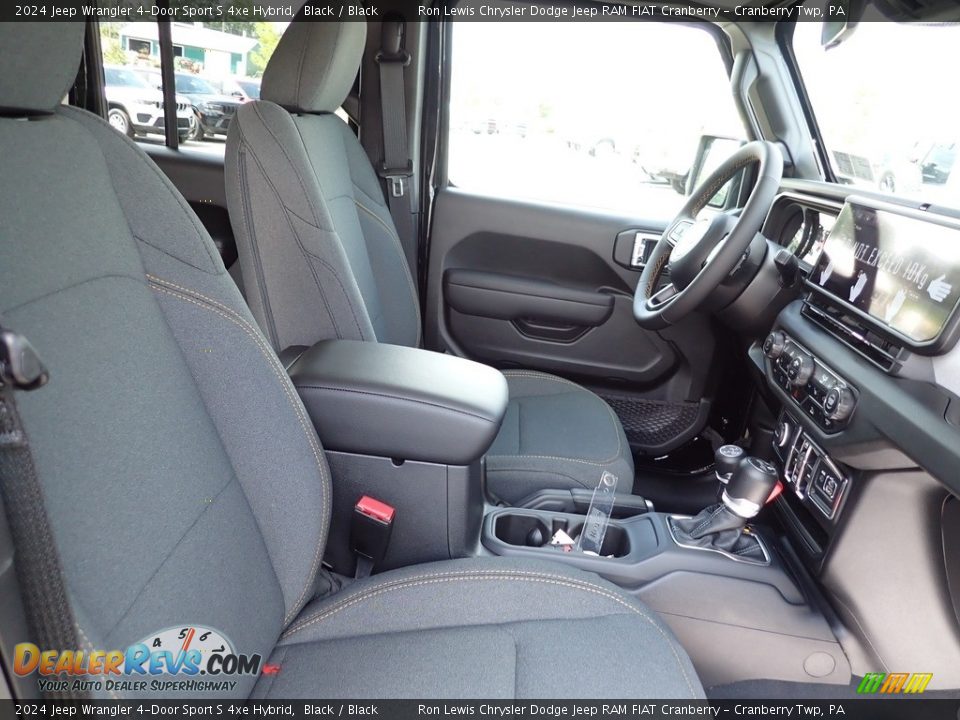 Front Seat of 2024 Jeep Wrangler 4-Door Sport S 4xe Hybrid Photo #10