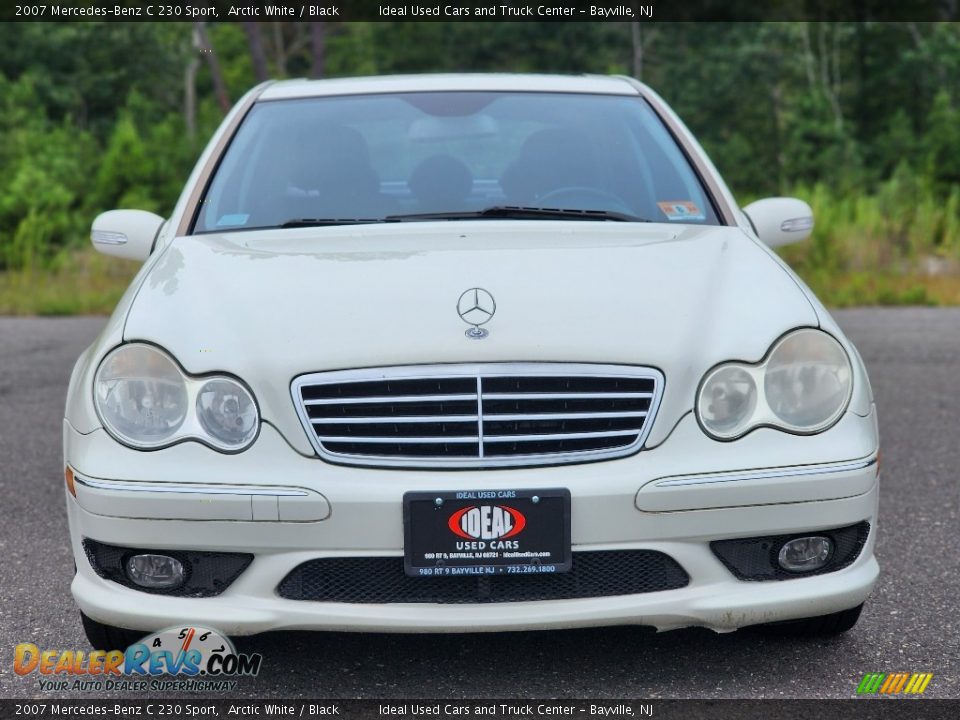 2007 Mercedes-Benz C 230 Sport Arctic White / Black Photo #3