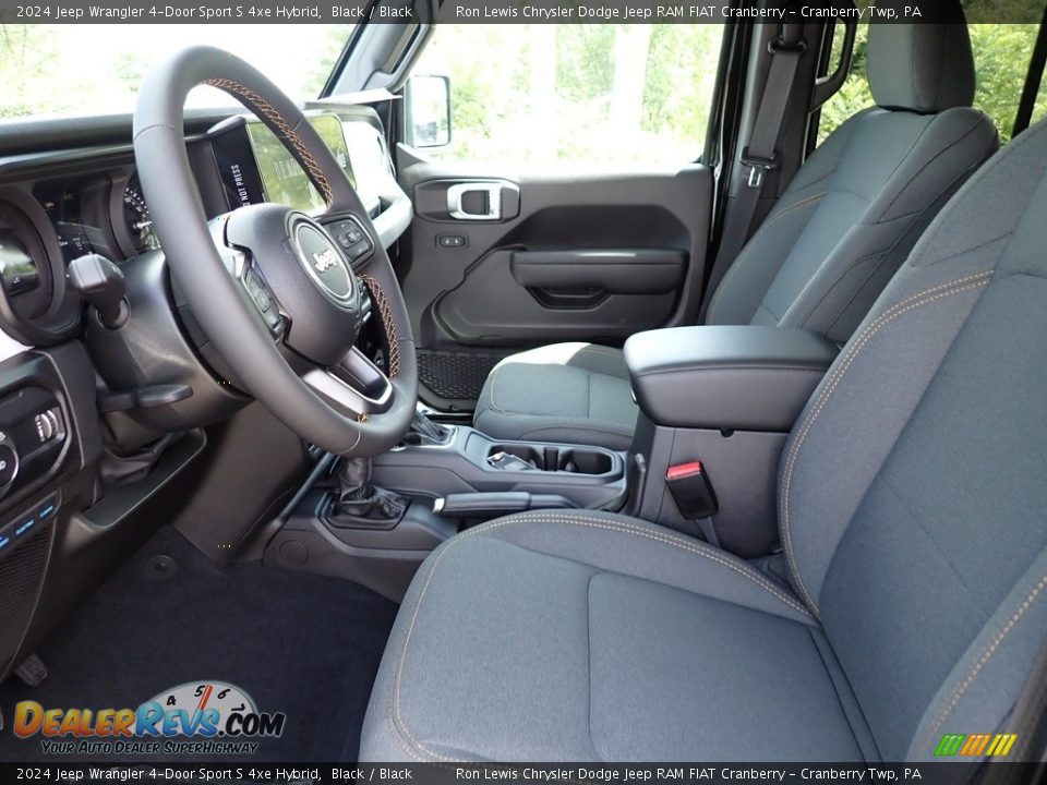 Front Seat of 2024 Jeep Wrangler 4-Door Sport S 4xe Hybrid Photo #14