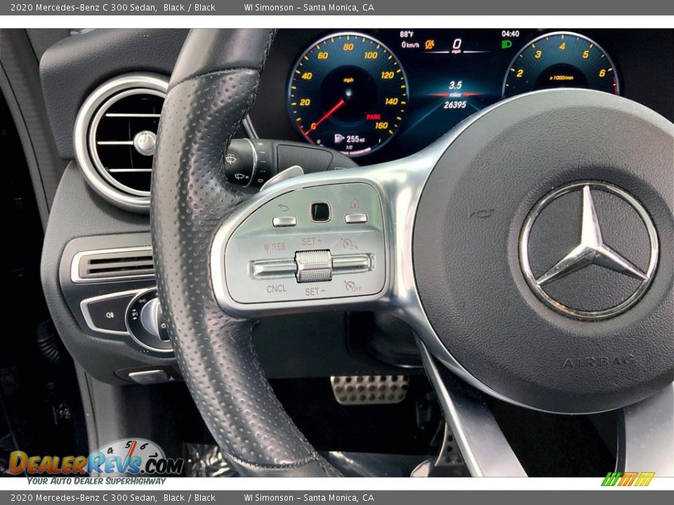 2020 Mercedes-Benz C 300 Sedan Black / Black Photo #21