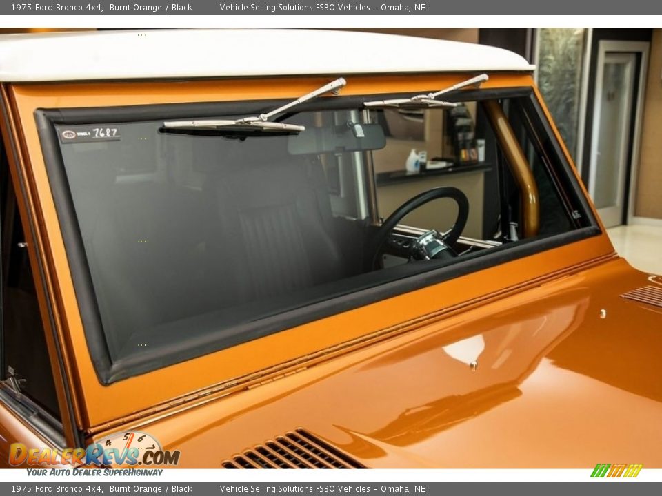 1975 Ford Bronco 4x4 Burnt Orange / Black Photo #25