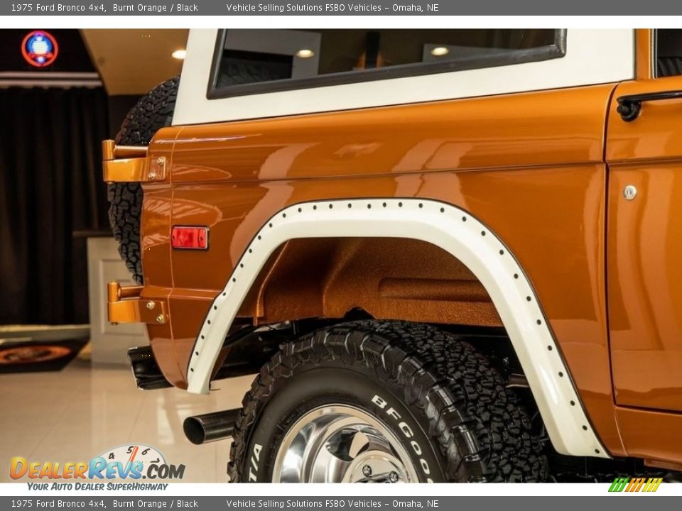 1975 Ford Bronco 4x4 Burnt Orange / Black Photo #26