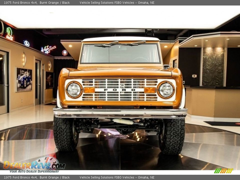 1975 Ford Bronco 4x4 Burnt Orange / Black Photo #29