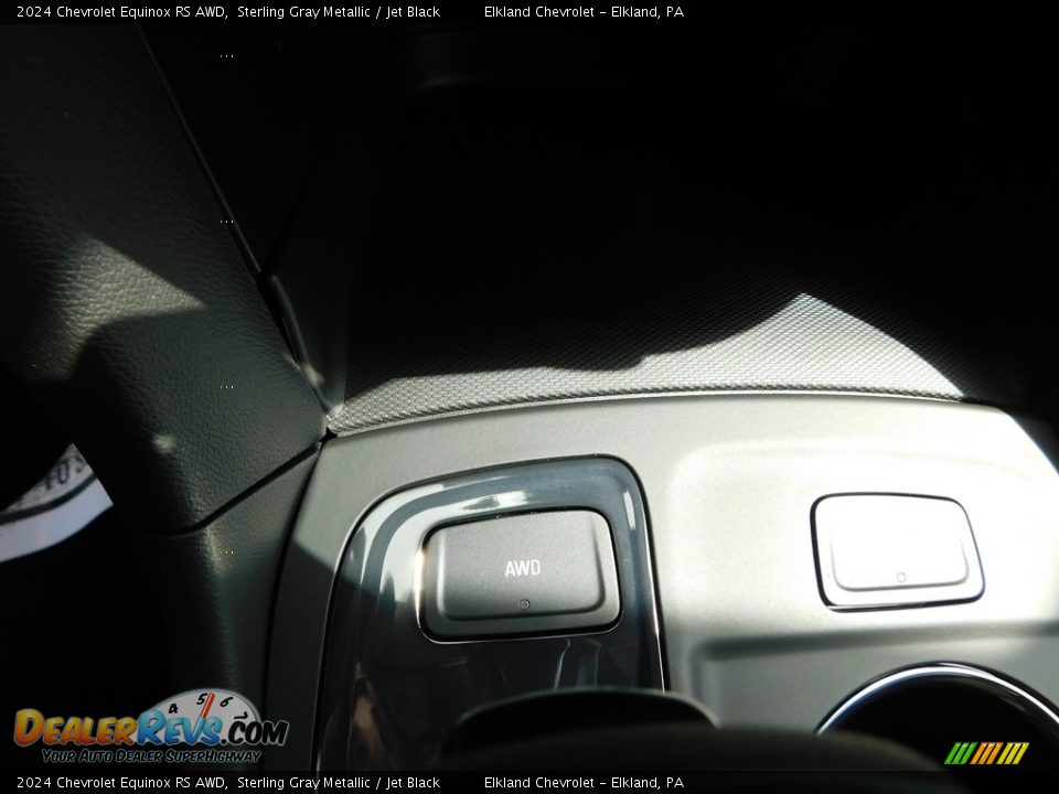 2024 Chevrolet Equinox RS AWD Sterling Gray Metallic / Jet Black Photo #35