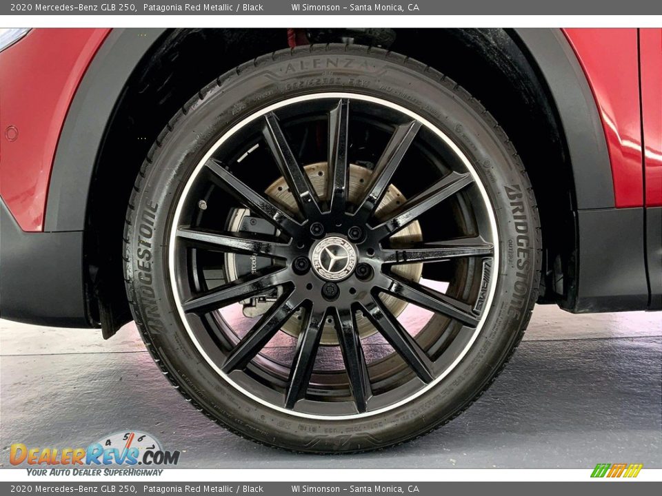 2020 Mercedes-Benz GLB 250 Patagonia Red Metallic / Black Photo #8