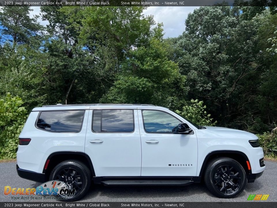 Bright White 2023 Jeep Wagoneer Carbide 4x4 Photo #5