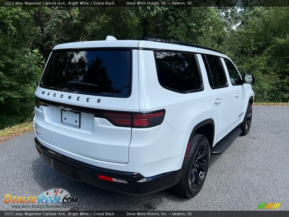 2023 Jeep Wagoneer Carbide 4x4 Bright White / Global Black Photo #6