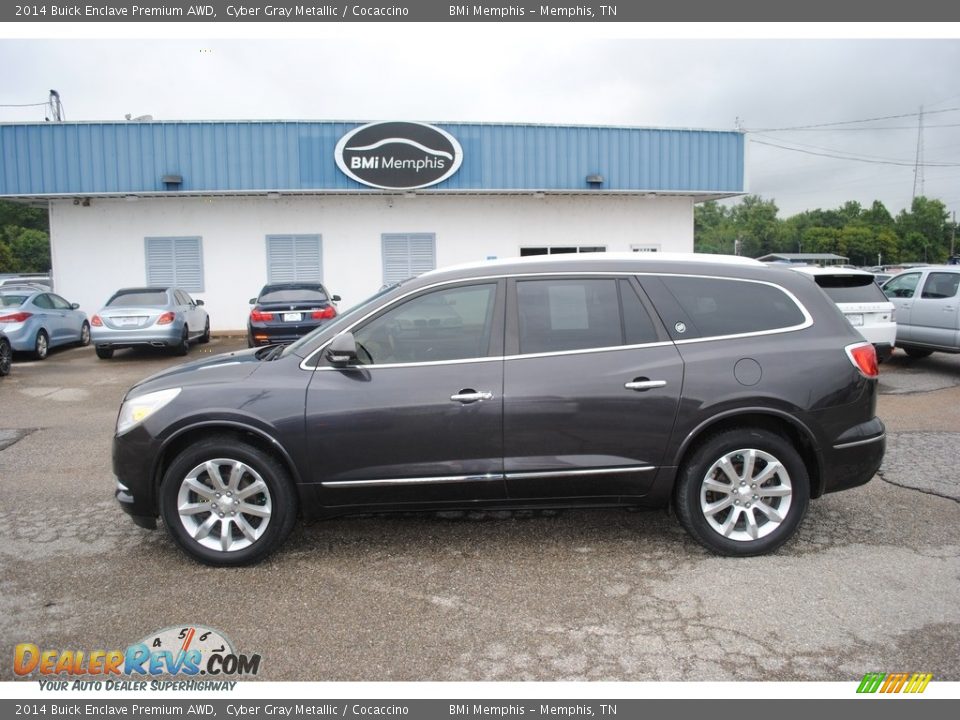 2014 Buick Enclave Premium AWD Cyber Gray Metallic / Cocaccino Photo #2