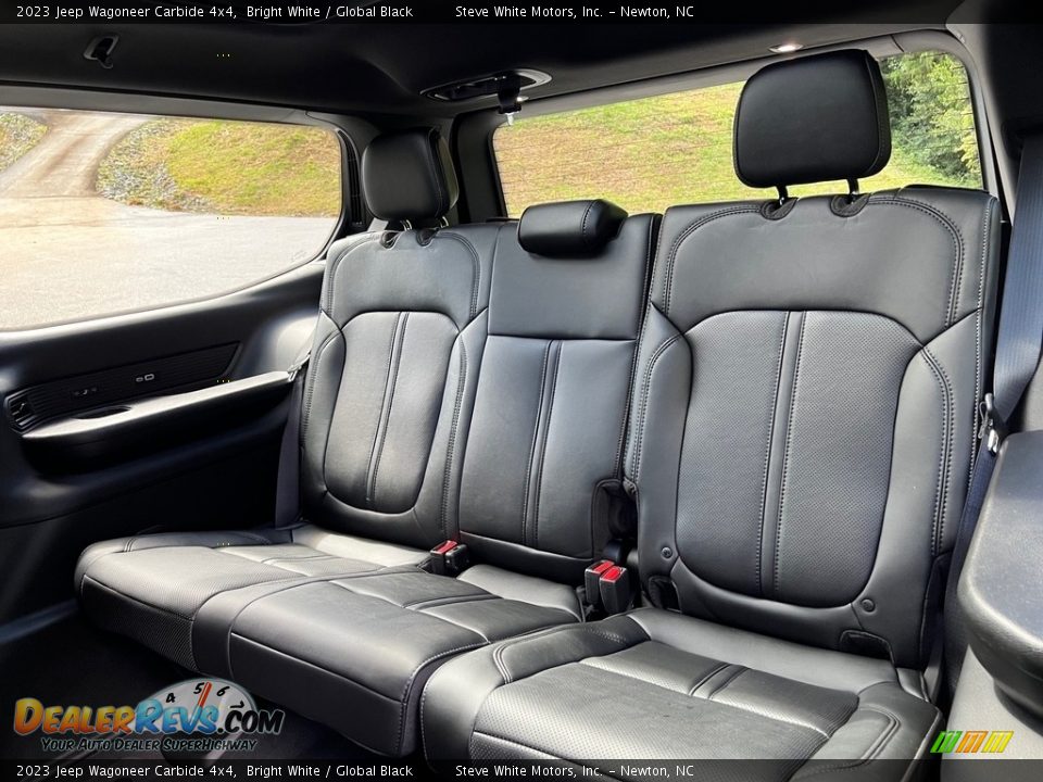 Rear Seat of 2023 Jeep Wagoneer Carbide 4x4 Photo #18