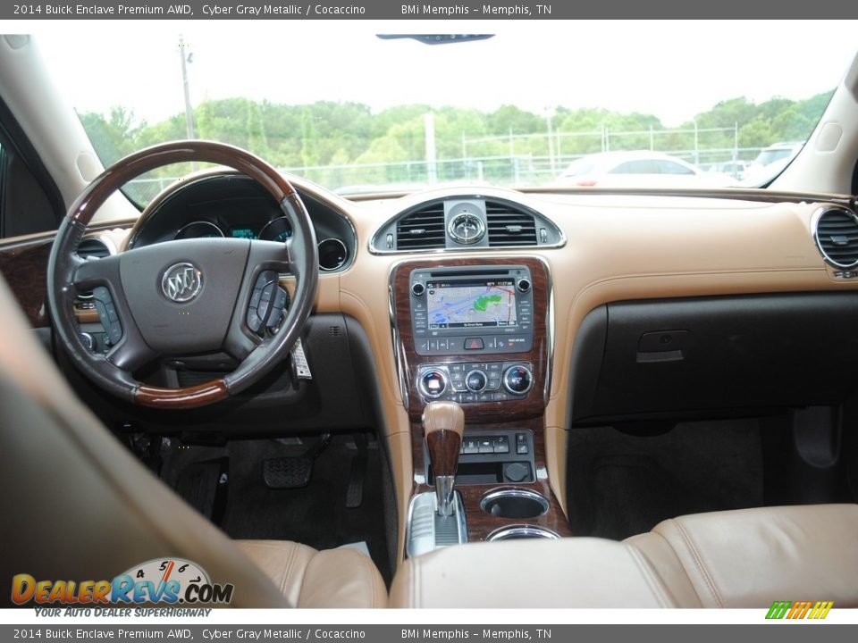 2014 Buick Enclave Premium AWD Cyber Gray Metallic / Cocaccino Photo #9