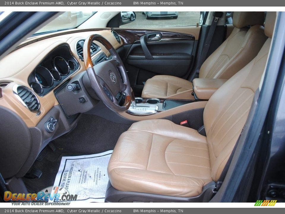 2014 Buick Enclave Premium AWD Cyber Gray Metallic / Cocaccino Photo #11