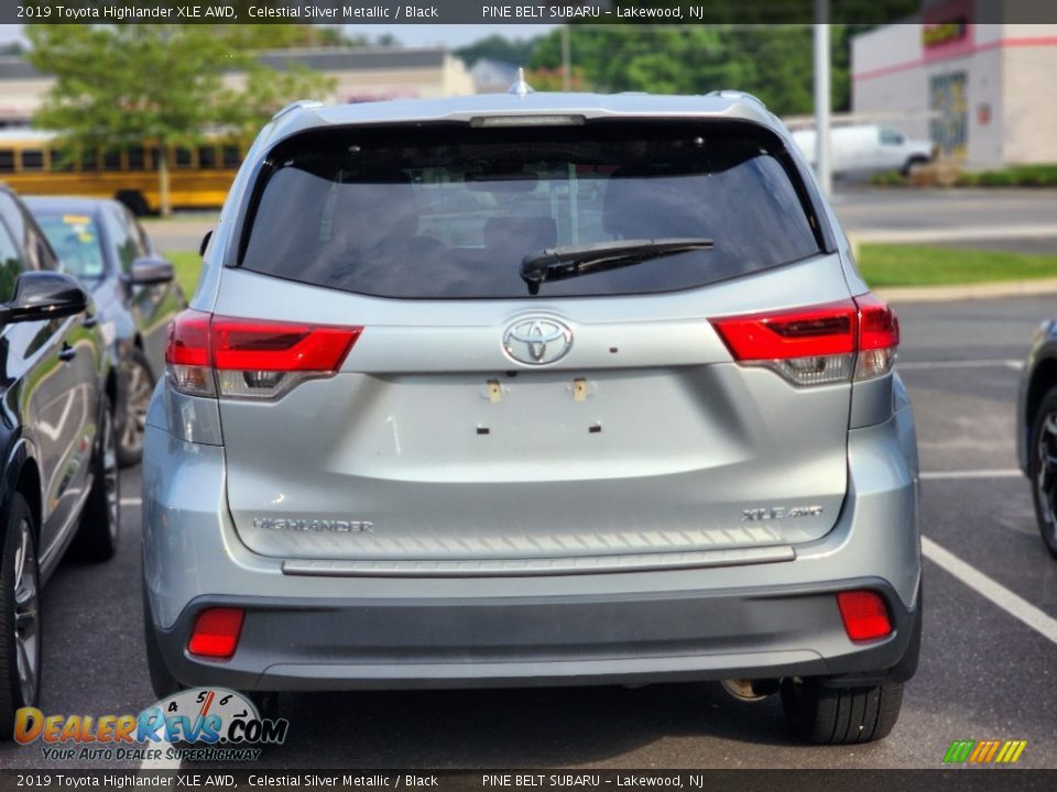 2019 Toyota Highlander XLE AWD Celestial Silver Metallic / Black Photo #4