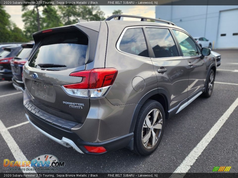 2020 Subaru Forester 2.5i Touring Sepia Bronze Metallic / Black Photo #3