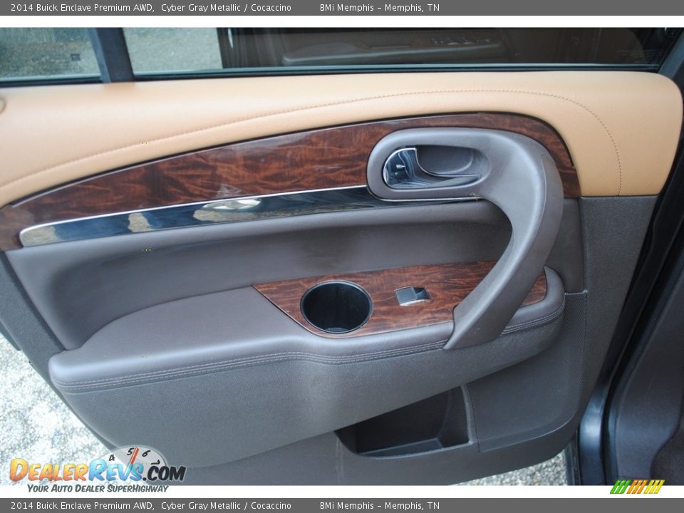 2014 Buick Enclave Premium AWD Cyber Gray Metallic / Cocaccino Photo #22