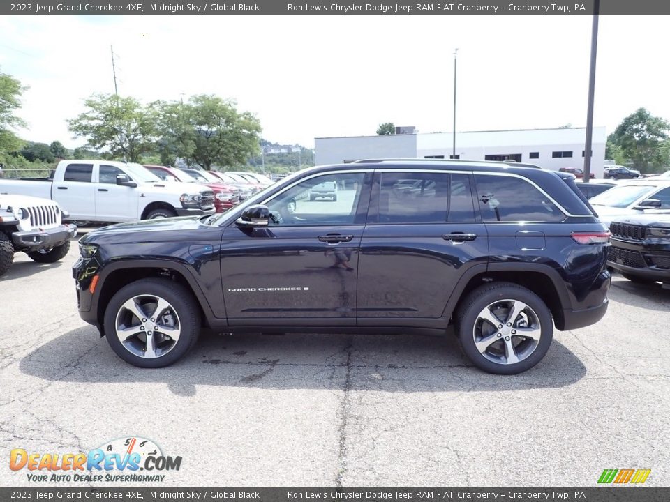 2023 Jeep Grand Cherokee 4XE Midnight Sky / Global Black Photo #2