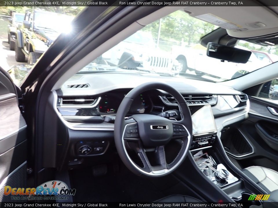 2023 Jeep Grand Cherokee 4XE Midnight Sky / Global Black Photo #12