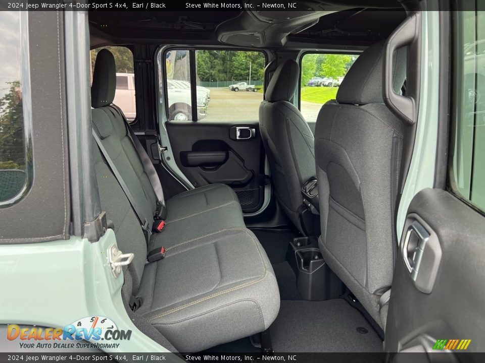 Rear Seat of 2024 Jeep Wrangler 4-Door Sport S 4x4 Photo #15