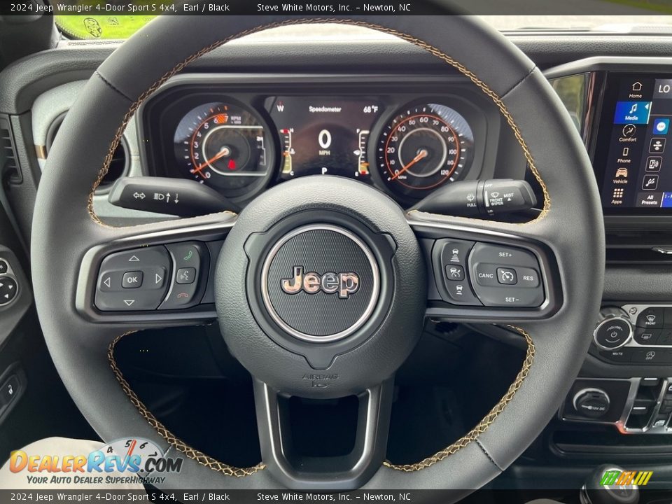 2024 Jeep Wrangler 4-Door Sport S 4x4 Steering Wheel Photo #18