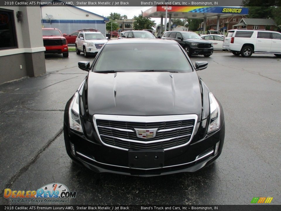 2018 Cadillac ATS Premium Luxury AWD Stellar Black Metallic / Jet Black Photo #26