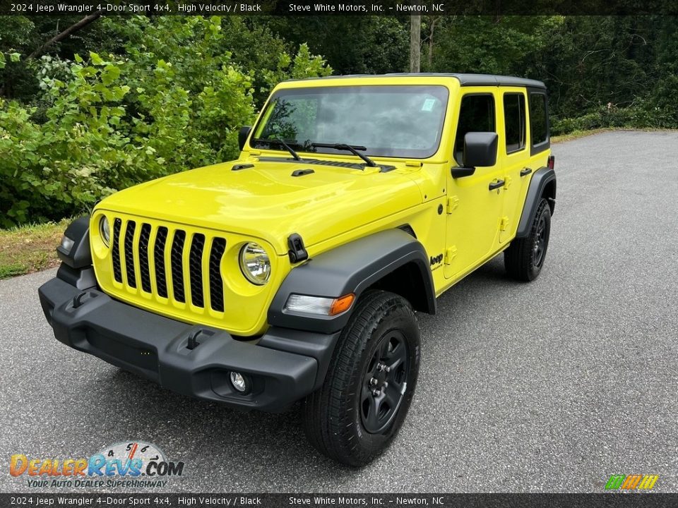 2024 Jeep Wrangler 4-Door Sport 4x4 High Velocity / Black Photo #2