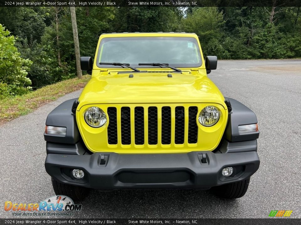 2024 Jeep Wrangler 4-Door Sport 4x4 High Velocity / Black Photo #3