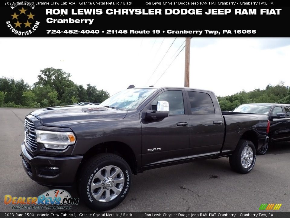 2023 Ram 2500 Laramie Crew Cab 4x4 Granite Crystal Metallic / Black Photo #1