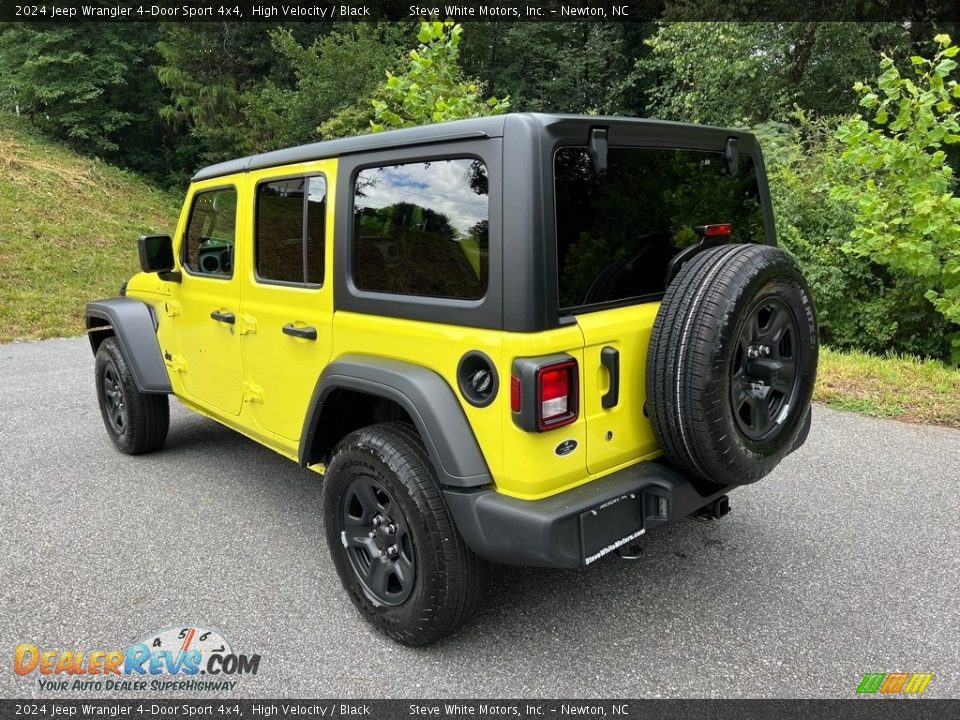 2024 Jeep Wrangler 4-Door Sport 4x4 High Velocity / Black Photo #8