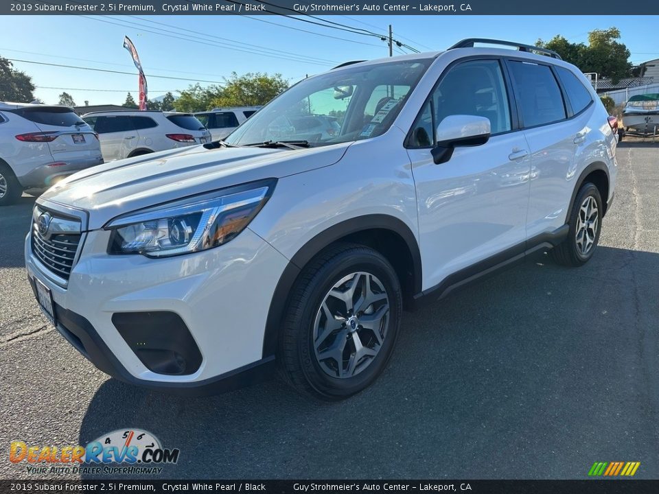 2019 Subaru Forester 2.5i Premium Crystal White Pearl / Black Photo #3