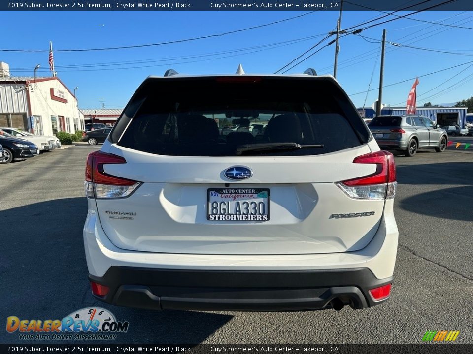 2019 Subaru Forester 2.5i Premium Crystal White Pearl / Black Photo #5