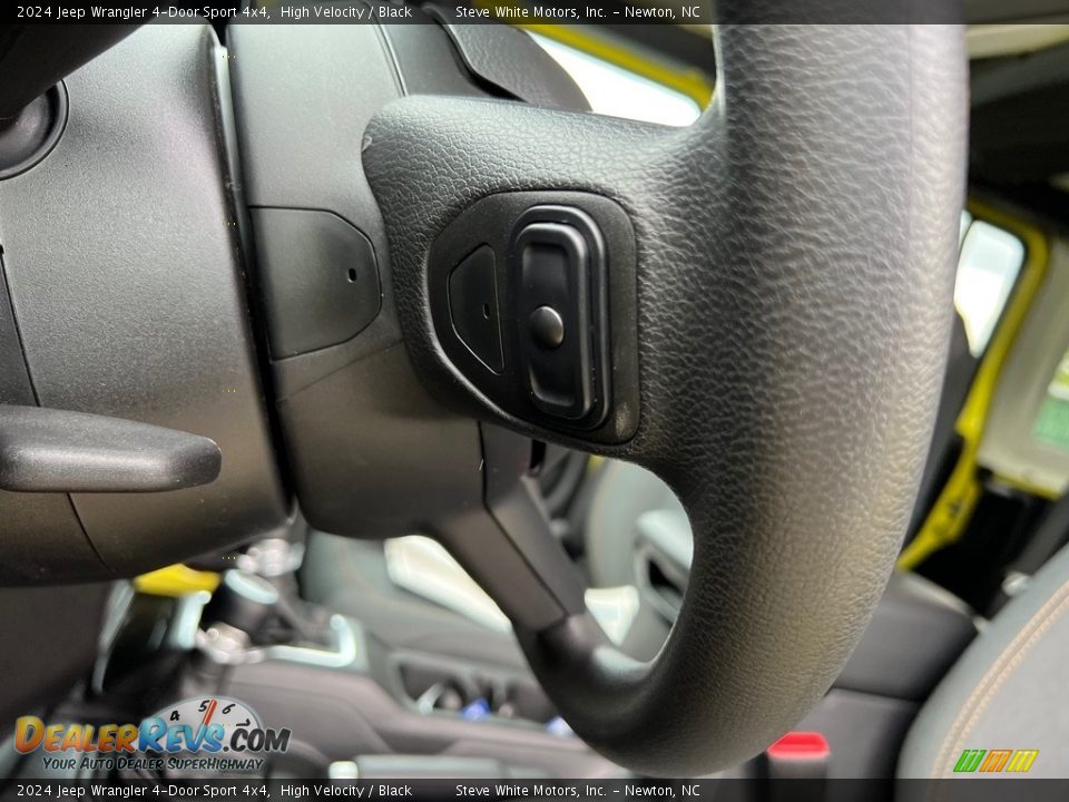2024 Jeep Wrangler 4-Door Sport 4x4 Steering Wheel Photo #12