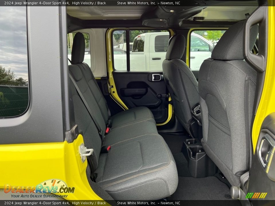 Rear Seat of 2024 Jeep Wrangler 4-Door Sport 4x4 Photo #15
