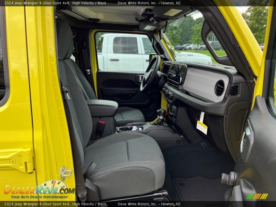 Front Seat of 2024 Jeep Wrangler 4-Door Sport 4x4 Photo #16
