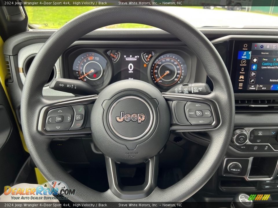 2024 Jeep Wrangler 4-Door Sport 4x4 Steering Wheel Photo #18
