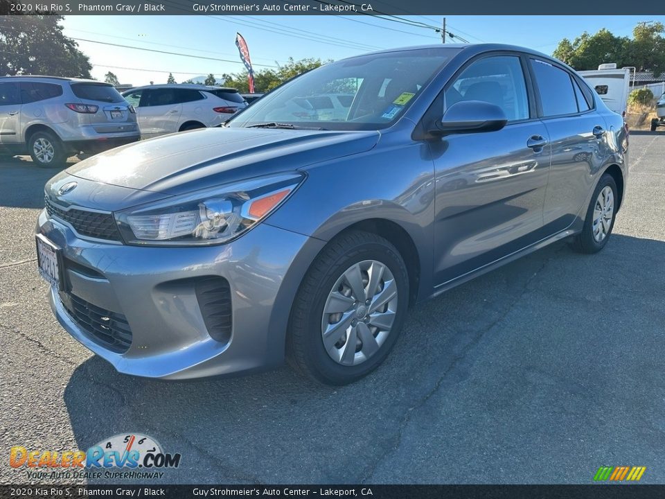 2020 Kia Rio S Phantom Gray / Black Photo #3