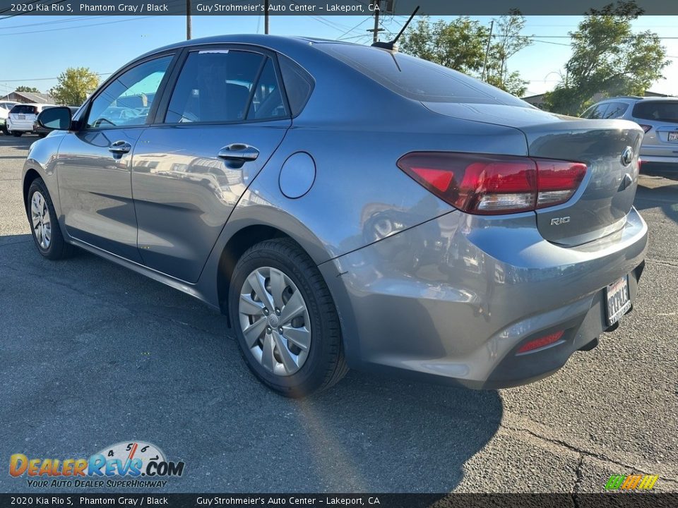 2020 Kia Rio S Phantom Gray / Black Photo #4