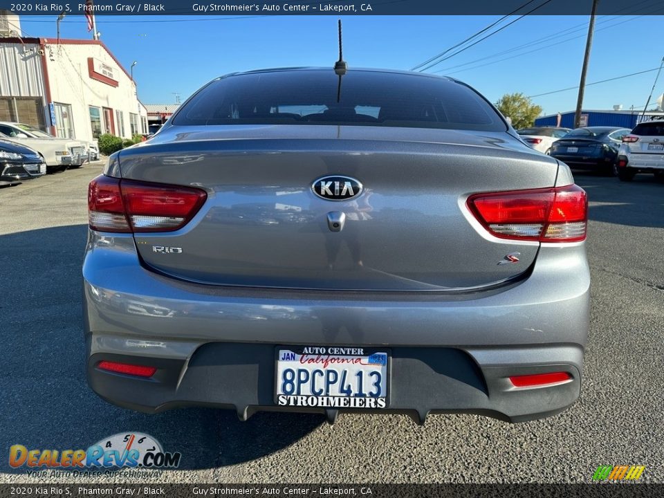 2020 Kia Rio S Phantom Gray / Black Photo #5