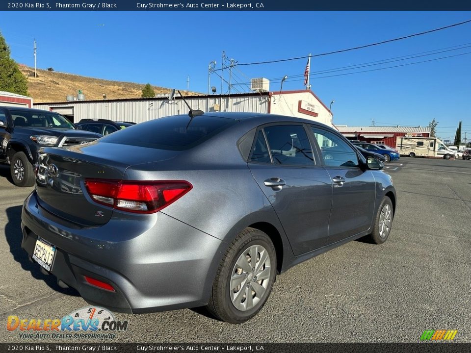 2020 Kia Rio S Phantom Gray / Black Photo #6