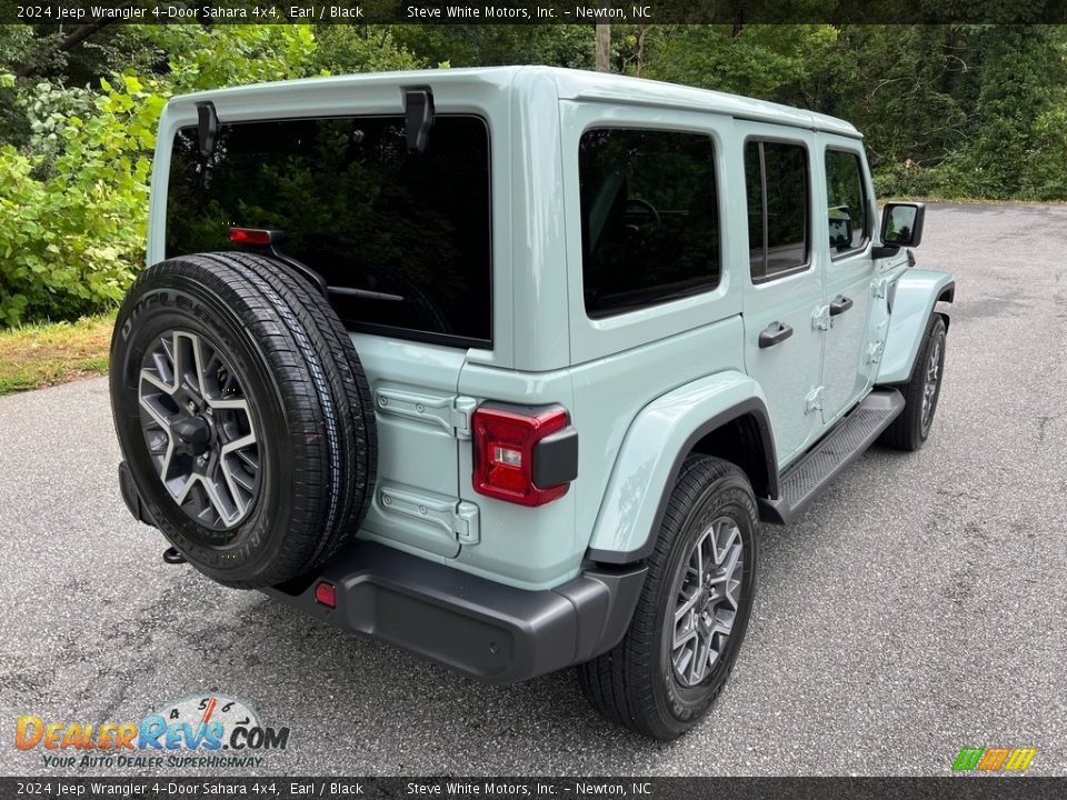 2024 Jeep Wrangler 4-Door Sahara 4x4 Earl / Black Photo #6