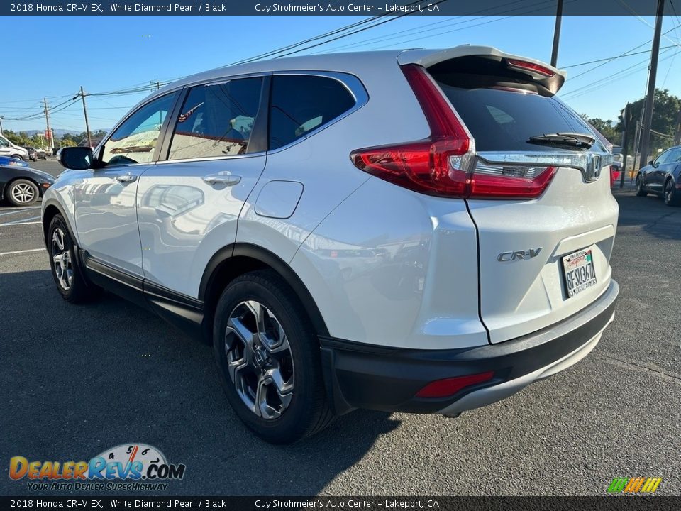 2018 Honda CR-V EX White Diamond Pearl / Black Photo #4